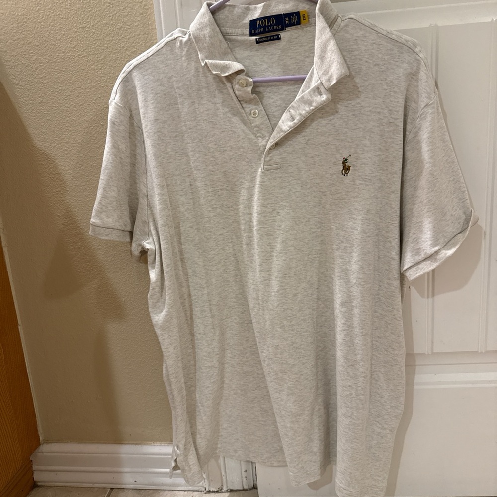 Polo by Ralph Lauren Light Gray Polo Shirt